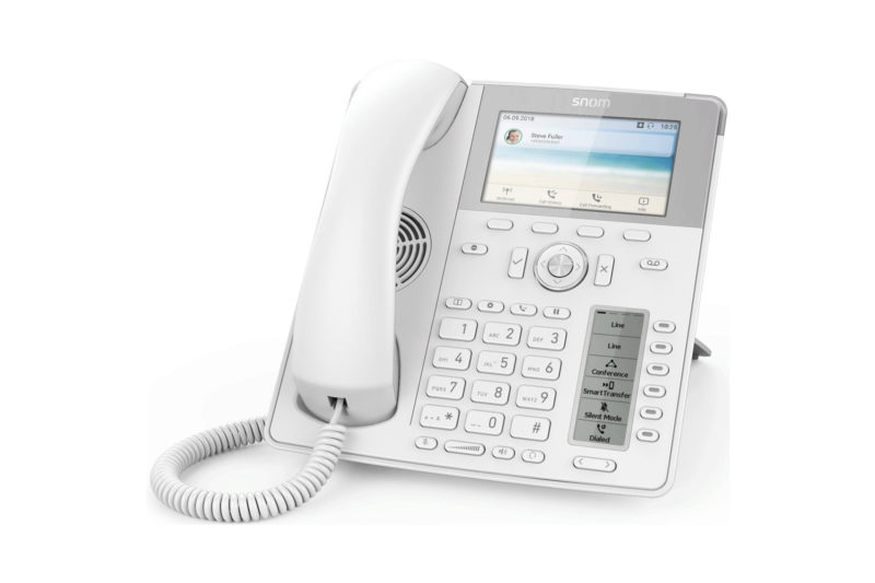 téléphones SNOM blancs d785