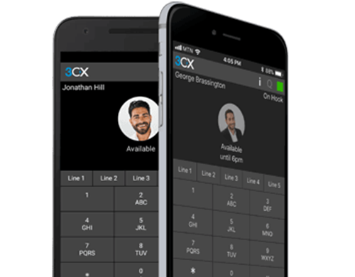 3cx - applications iOS et Android